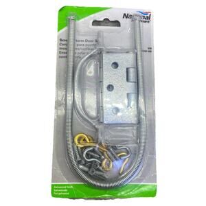 NATIONAL HARDWARE N107-490 Screen/Storm Hinge Door Set Galvanized